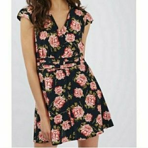 Topshop floral mini dress